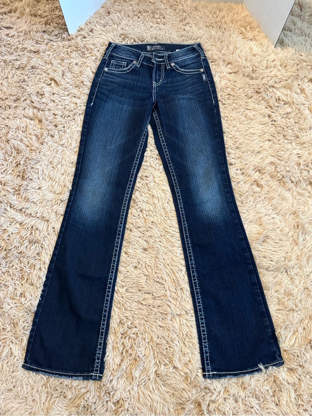 Silver Suki Dark Blue Women's Bootcut Jeans